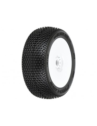 Pro-Line Wheels 3.3", Blockade S3 Buggy Tires, H17 White Wheels (2)