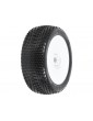 Pro-Line Wheels 3.3", Hole Shot 2.0 S3 Buggy Tires, H17 White Wheels (2)