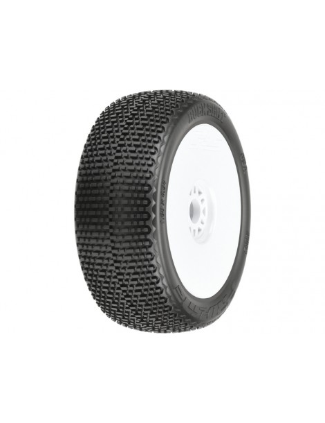 Pro-Line Wheels 3.3", Buck Shot M3 Buggy Tires, H17 White Wheels (2)