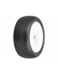 Pro-Line Wheels 3.3", Buck Shot M3 Buggy Tires, H17 White Wheels (2)