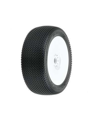 Pro-Line Wheels 3.3", Slide Lock S3 Buggy Tires, H17 White Wheels (2)