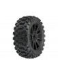 Pro-Line Wheels 3.3", Badlands MX M2 Buggy Tires, Mach 10 H17mm Black Wheels (2)