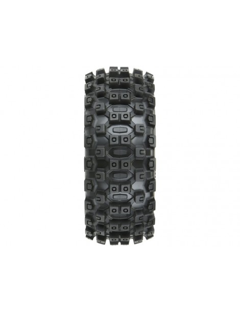Pro-Line Wheels 3.3", Badlands MX M2 Buggy Tires, Mach 10 H17mm Black Wheels (2)