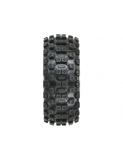 Pro-Line Wheels 3.3", Badlands MX M2 Buggy Tires, H17 Black Wheels (2)