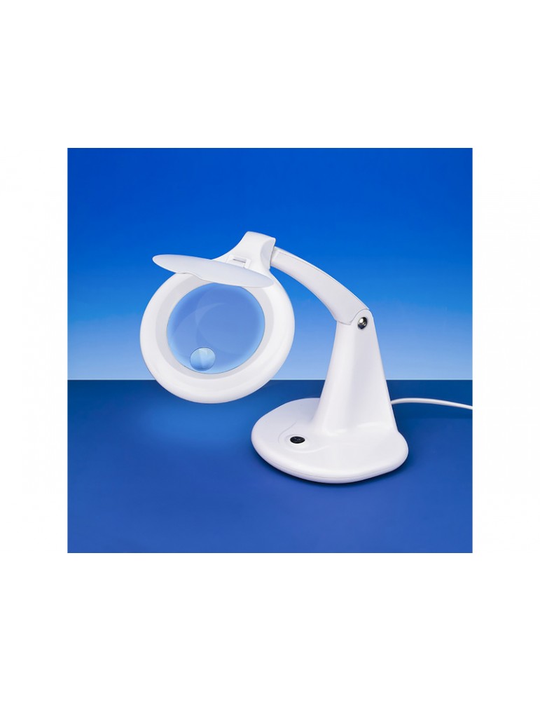Lightcraft LED Compact Magnifier Table Lamp with insert lens