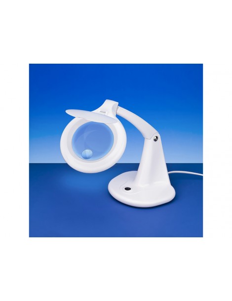 Lightcraft LED Compact Magnifier Table Lamp with insert lens