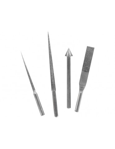 Modelcraft Diamond Reamer, File Accessory (4pcs Set)