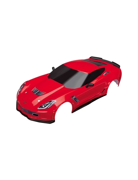 Traxxas kėbulas, Chevrolet Corvette Z06, raudona