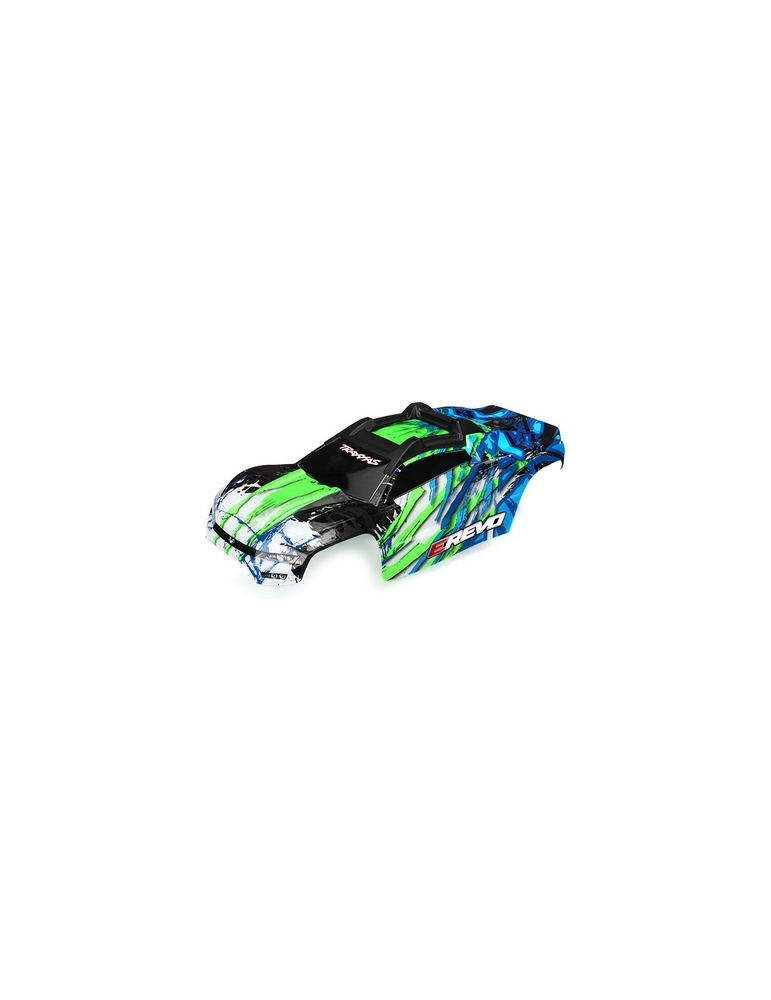 Traxxas kėbulas, E-Revo, žalia Traxxas kėbulas, E-Revo, žalia