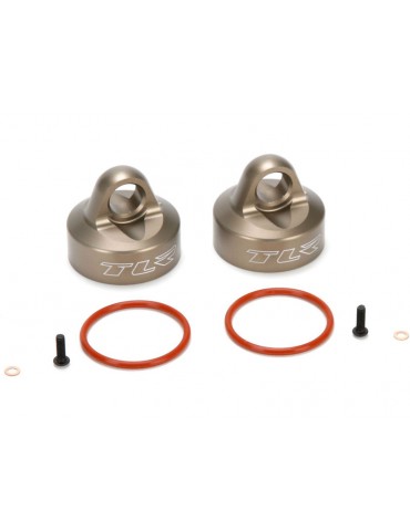 Bleeder Shock Caps, Al (2): 5T, MINI WRC
