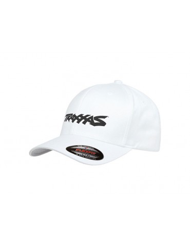 TRAXXAS LOGO HAT WHITE L/XL