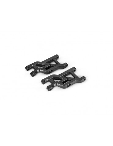 Traxxas Suspension arms, black, front, heavy duty (2)