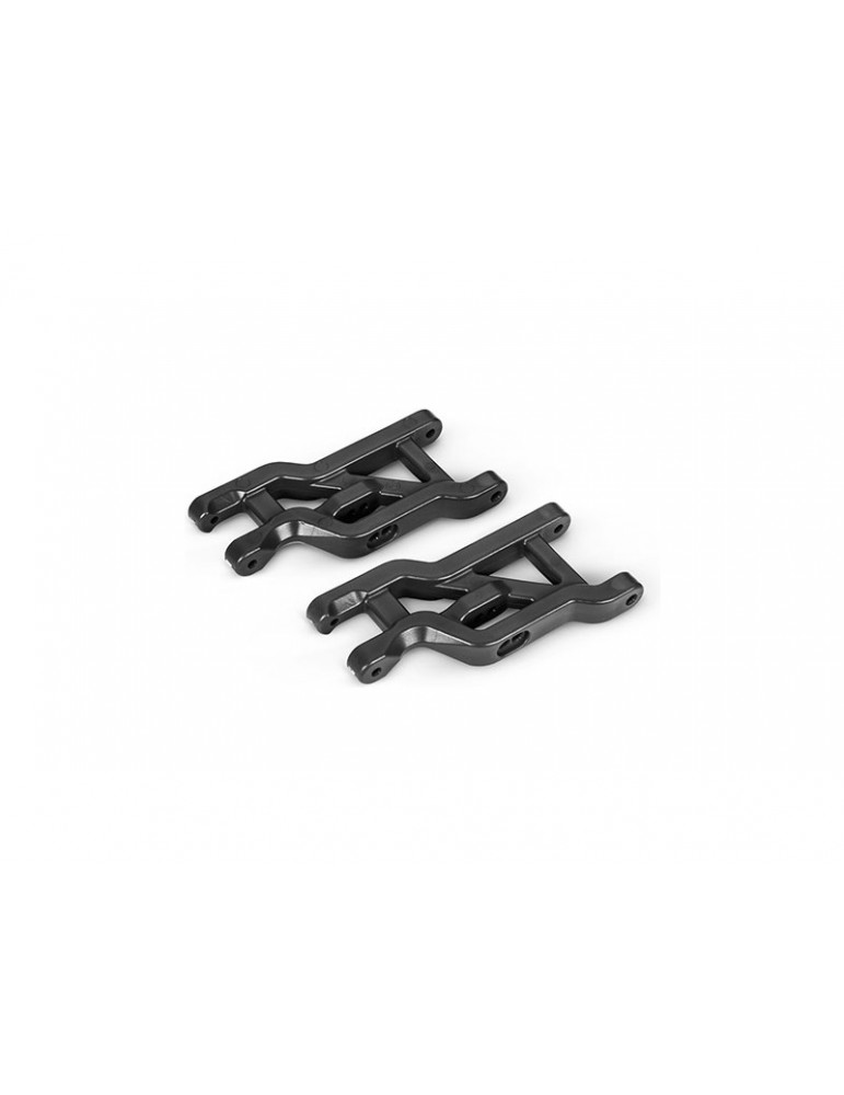 Traxxas Suspension arms, black, front, heavy duty (2)