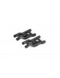 Traxxas Suspension arms, black, front, heavy duty (2)
