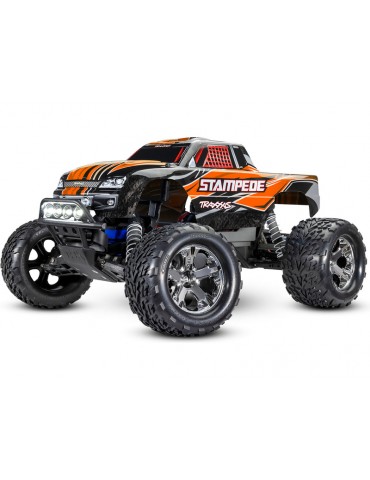 Traxxas Stampede 1:10 RTR orange with LED lights