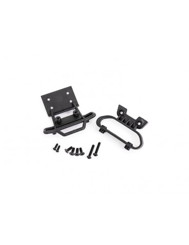 Traxxas Bumper, front/ bumper mount (fits 2WD Bigfoot) (for LED light kit)