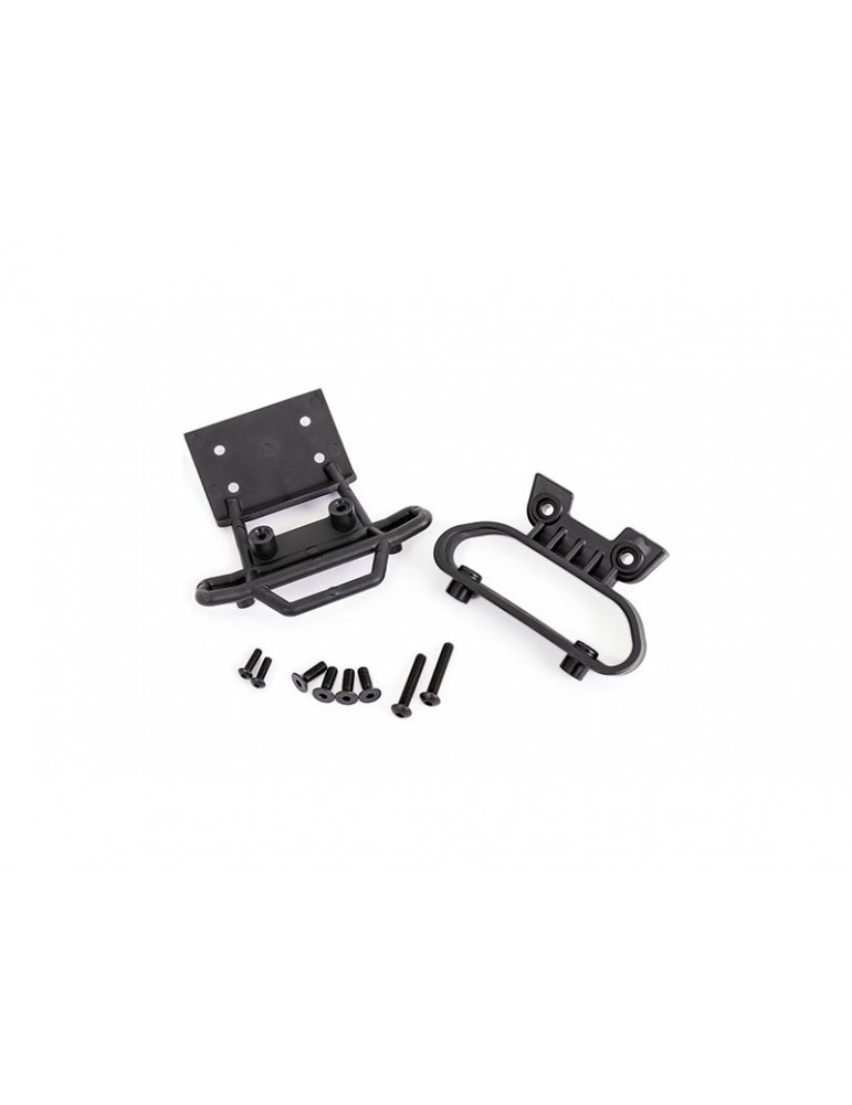 Traxxas Bumper, front/ bumper mount (fits 2WD Bigfoot) (for LED light kit)