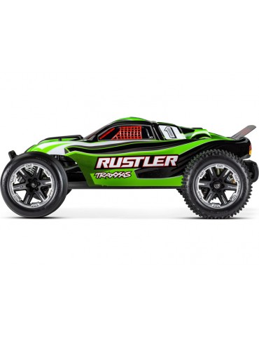 Traxxas Rustler 1:10 RTR green with LED lights