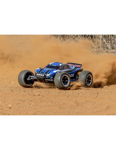 Traxxas Rustler 1:10 RTR red-black with LED lights