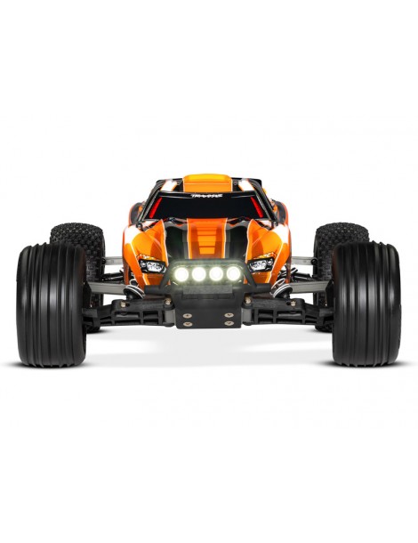 Traxxas Rustler 1:10 RTR red-black with LED lights
