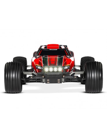 Traxxas Rustler 1:10 RTR red-black with LED lights