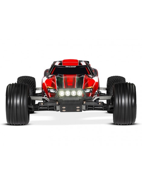 Traxxas Rustler 1:10 RTR red-black with LED lights