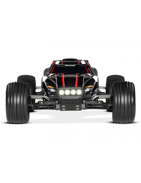 Traxxas Rustler 1:10 RTR red-black with LED lights