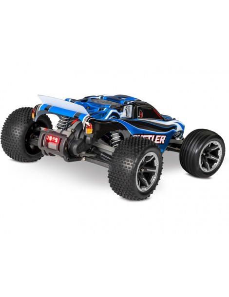 Traxxas Rustler 1:10 RTR red-black with LED lights