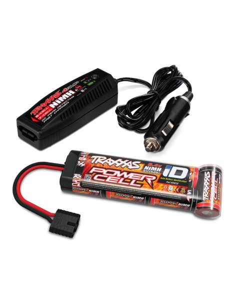 Traxxas Rustler 1:10 RTR red-black with LED lights