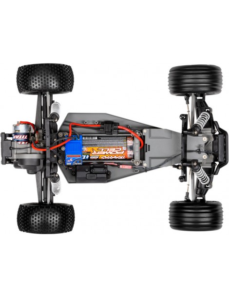 Traxxas Rustler 1:10 RTR red-black with LED lights
