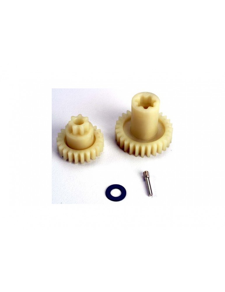 Traxxas Primary gears, forward (28T)/ reverse (22T)/ hardware