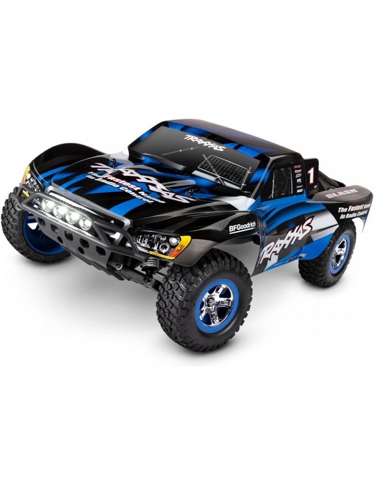 Traxxas Slash 1:10 RTR blue with LED lights