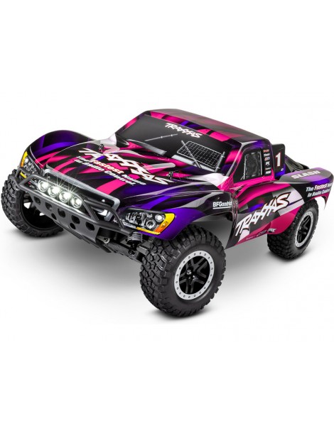 Traxxas Slash 1:10 RTR blue with LED lights