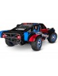 Traxxas Slash 1:10 RTR red-blue with LED lights