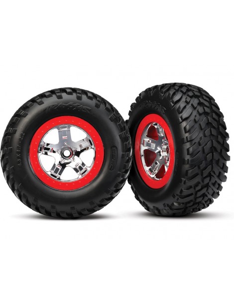 Traxxas Slash 1:10 RTR red-blue with LED lights