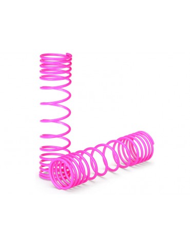 Traxxas Springs, rear (pink) (progressive rate) (2)