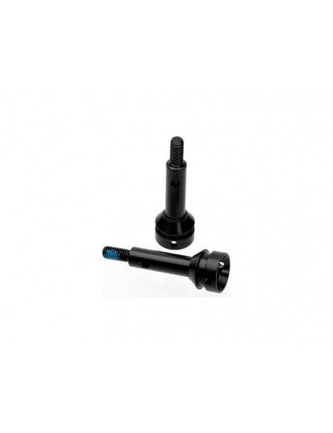 Traxxas Stub axle, rear, 6mm (steel-splined constant-velocity driveshaft) (2)