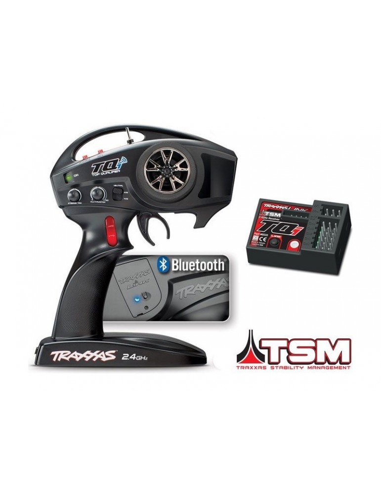 Traxxas TQi 2.4 GHz radio system, 4-channel, Traxxas Link enabled, TSM 5-ch micro receiver