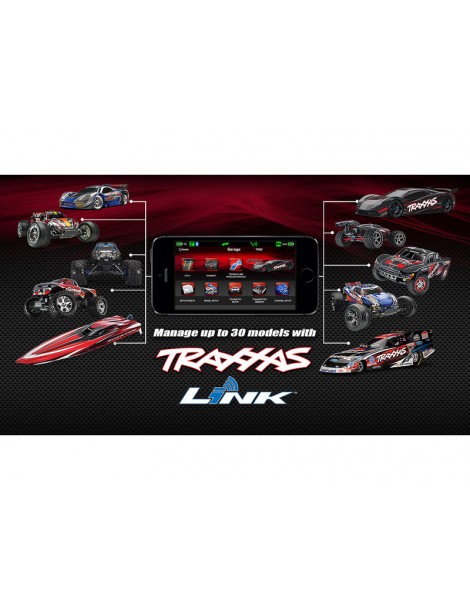 Traxxas TQi 2.4 GHz radio system, 4-channel, Traxxas Link enabled, TSM 5-ch micro receiver