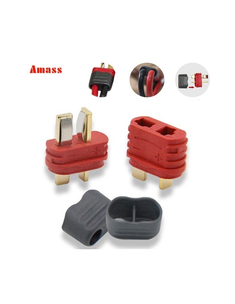 Jungtis Amass Sheathed T-Plug Dean Male & Female Jungtis Amass Sheathed T-Plug Dean Male & Female