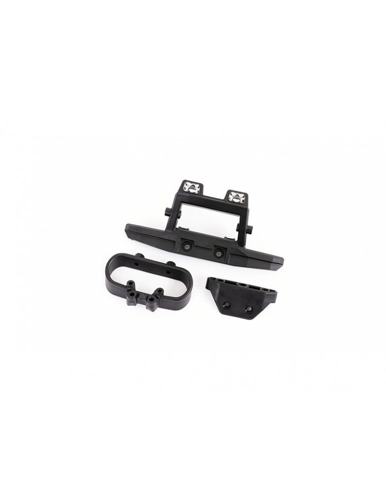 Traxxas Bumper, rear/ bumper mount (fits 4WD Rustler) (for LED light kit)