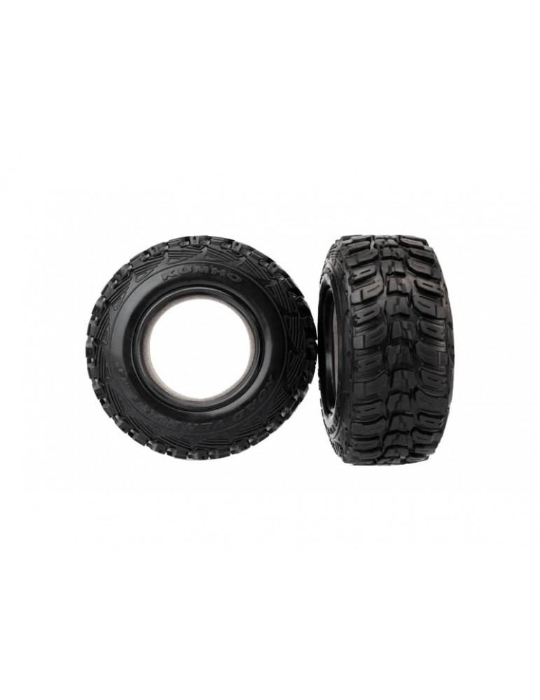 Traxxas Tires, Kumho, ultra-soft S1 (dual profile 4.3x1.7- 2.2/3.0) (pair)/ foam inserts (2)