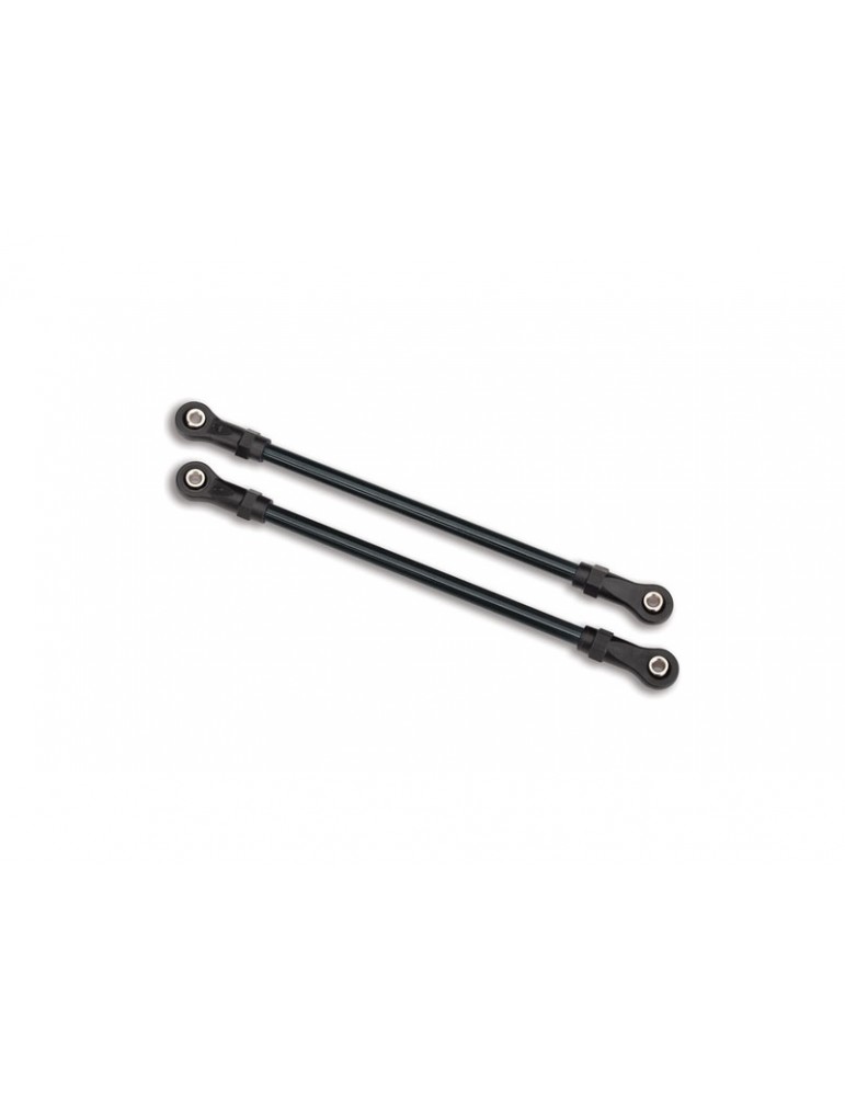 Traxxas suspension links, rear upper, 5x115mm, black (2)