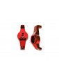 Traxxas Caster blocks, aluminum (red-anodized) (pair)
