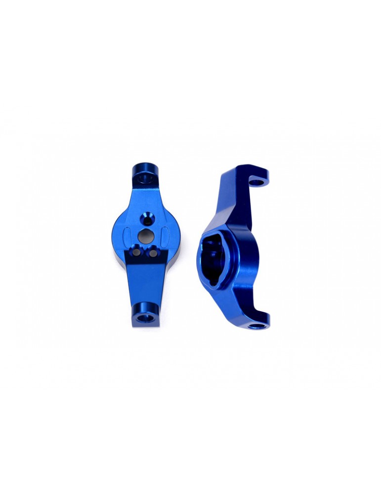 Traxxas Caster blocks, aluminum (blue-anodized) (pair)