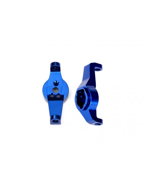 Traxxas Caster blocks, aluminum (blue-anodized) (pair)