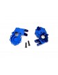 Traxxas Portal housings, inner (front), aluminum (blue-anodized) (2)