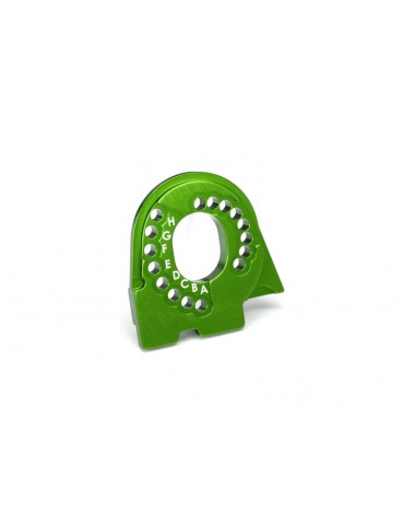 Traxxas Motor mount plate, TRX-4, aluminum (green-anodized)