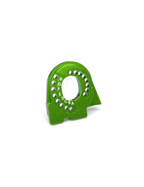 Traxxas Motor mount plate, TRX-4, aluminum (green-anodized)
