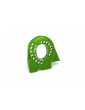 Traxxas Motor mount plate, TRX-4, aluminum (green-anodized)